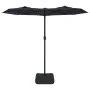 Sombrilla doble negra 316x240 cm de vidaXL, Sombrillas - Ref: Foro24-362967, Precio: 138,41 €, Descuento: %