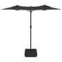 Sombrilla doble negra 316x240 cm de vidaXL, Sombrillas - Ref: Foro24-362967, Precio: 138,41 €, Descuento: %