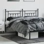 Kopfteil aus schwarzem Metall, 160 cm von vidaXL, Kopf- und Fußteile - Ref: Foro24-353572, Preis: 51,45 €, Rabatt: %