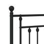 Kopfteil aus schwarzem Metall, 160 cm von vidaXL, Kopf- und Fußteile - Ref: Foro24-353572, Preis: 52,05 €, Rabatt: %
