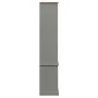 VIGO cabinet with display case solid gray pine wood 85x35x170 cm by vidaXL, Bookcases and shelves - Ref: Foro24-353195, Price...