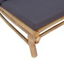 Bamboo garden chairs 2 units with dark gray cushions by vidaXL, Modular outdoor sofas - Ref: Foro24-363459, Price: 205,16 €, ...
