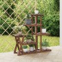 Blumenständer aus massivem Tannenholz, 95 x 25 x 96 cm von vidaXL, Topfständer - Ref: Foro24-362879, Preis: 56,46 €, Rabatt: %