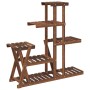 Blumenständer aus massivem Tannenholz, 95 x 25 x 96 cm von vidaXL, Topfständer - Ref: Foro24-362879, Preis: 56,46 €, Rabatt: %