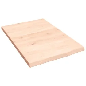 Untreated solid oak wood wall shelf 40x60x2 cm by vidaXL, Shelves and shelves - Ref: Foro24-363515, Price: 36,53 €, Discount: %