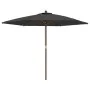Garden umbrella with anthracite gray wooden pole 299x240 cm by vidaXL, Umbrellas - Ref: Foro24-363169, Price: 69,64 €, Discou...