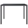 Anthrazitgrauer Gartentisch aus Stahl 100x100x72 cm von vidaXL, Gartentische - Ref: Foro24-362744, Preis: 149,33 €, Rabatt: %