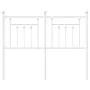 Cabecero de metal blanco 120 cm de vidaXL, Cabeceros y pies de cama - Ref: Foro24-353617, Precio: 38,49 €, Descuento: %