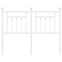 Kopfteil aus weißem Metall, 120 cm von vidaXL, Kopf- und Fußteile - Ref: Foro24-353617, Preis: 40,40 €, Rabatt: %