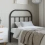 Cabecero de metal negro 75 cm de vidaXL, Cabeceros y pies de cama - Ref: Foro24-353661, Precio: 24,38 €, Descuento: %