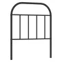 Black metal headboard 75 cm by vidaXL, Headboards and footboards - Ref: Foro24-353661, Price: 24,38 €, Discount: %