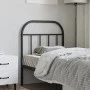 Cabecero de metal negro 75 cm de vidaXL, Cabeceros y pies de cama - Ref: Foro24-353661, Precio: 24,38 €, Descuento: %