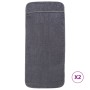 Toallas de playa 2 uds tela gris antracita 400 g/m² 60x135 cm de vidaXL, Toallas de playa - Ref: Foro24-362673, Precio: 24,12...