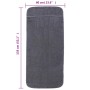 Toallas de playa 2 uds tela gris antracita 400 g/m² 60x135 cm de vidaXL, Toallas de playa - Ref: Foro24-362673, Precio: 24,12...