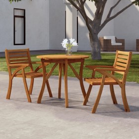 Mesa de jardín madera maciza de acacia Ø85 cm de vidaXL, Mesas de jardín - Ref: Foro24-363302, Precio: 156,56 €, Descuento: %
