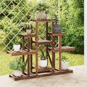 Blumenständer aus massivem Tannenholz, 110 x 25 x 96 cm von vidaXL, Topfständer - Ref: Foro24-362849, Preis: 46,23 €, Rabatt: %