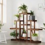 Blumenständer aus massivem Tannenholz, 110 x 25 x 96 cm von vidaXL, Topfständer - Ref: Foro24-362849, Preis: 46,74 €, Rabatt: %