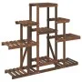 Soporte para flores madera maciza abeto 110x25x96 cm de vidaXL, Soportes para macetas - Ref: Foro24-362849, Precio: 46,23 €, ...