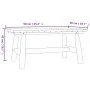 Solid fir wood coffee table 90x50x41 cm by vidaXL, Modular outdoor sofas - Ref: Foro24-363354, Price: 72,01 €, Discount: %
