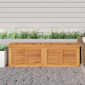 Garden storage box with solid teak bag 175x50x53 cm by vidaXL, Outdoor storage boxes - Ref: Foro24-363273, Price: 428,10 €, D...