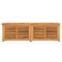 Garden storage box with solid teak bag 175x50x53 cm by vidaXL, Outdoor storage boxes - Ref: Foro24-363273, Price: 435,37 €, D...