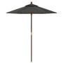 Garden umbrella with anthracite gray wooden pole 196x231 cm by vidaXL, Umbrellas - Ref: Foro24-363161, Price: 52,27 €, Discou...