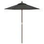 Garden umbrella with anthracite gray wooden pole 196x231 cm by vidaXL, Umbrellas - Ref: Foro24-363161, Price: 50,30 €, Discou...