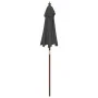 Garden umbrella with anthracite gray wooden pole 196x231 cm by vidaXL, Umbrellas - Ref: Foro24-363161, Price: 50,30 €, Discou...