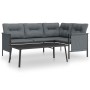 Anthracite gray steel 2-piece garden furniture set by vidaXL, Garden sets - Ref: Foro24-362810, Price: 277,07 €, Discount: %