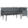 Anthracite gray steel 2-piece garden furniture set by vidaXL, Garden sets - Ref: Foro24-362810, Price: 277,07 €, Discount: %