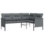 Anthrazitgraues 2-teiliges Gartenmöbelset aus Stahl von vidaXL, Gartensets - Ref: Foro24-362810, Preis: 277,27 €, Rabatt: %