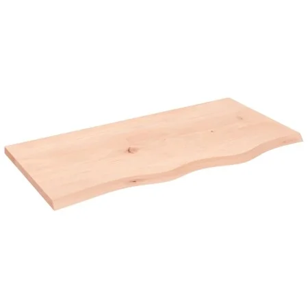 Untreated solid oak wood wall shelf 80x40x2 cm by vidaXL, Shelves and shelves - Ref: Foro24-363545, Price: 49,79 €, Discount: %