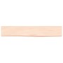 Wandregal aus unbehandeltem massivem Eichenholz, 60 x 10 x 2 cm von vidaXL, Regale und Regale - Ref: Foro24-363518, Preis: 17...