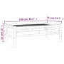 Bambus-Garten-Couchtisch 100x55x33 cm von vidaXL, Modulare Sofas für den Außenbereich - Ref: Foro24-363456, Preis: 94,32 €, R...