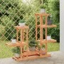 Blumenständer aus massivem Tannenholz 95x25x96 cm von vidaXL, Topfständer - Ref: Foro24-362862, Preis: 43,75 €, Rabatt: %