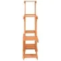 Blumenständer aus massivem Tannenholz 95x25x96 cm von vidaXL, Topfständer - Ref: Foro24-362862, Preis: 43,75 €, Rabatt: %