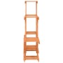 Soporte para flores madera maciza de abeto 95x25x96 cm de vidaXL, Soportes para macetas - Ref: Foro24-362862, Precio: 34,36 €