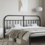 Kopfteil aus schwarzem Metall, 200 cm von vidaXL, Kopf- und Fußteile - Ref: Foro24-353673, Preis: 37,44 €, Rabatt: %