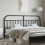 Kopfteil aus schwarzem Metall, 200 cm von vidaXL, Kopf- und Fußteile - Ref: Foro24-353673, Preis: 37,13 €, Rabatt: %