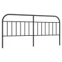 Kopfteil aus schwarzem Metall, 200 cm von vidaXL, Kopf- und Fußteile - Ref: Foro24-353673, Preis: 37,13 €, Rabatt: %