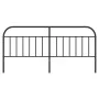 Kopfteil aus schwarzem Metall, 200 cm von vidaXL, Kopf- und Fußteile - Ref: Foro24-353673, Preis: 37,13 €, Rabatt: %