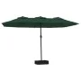 Doppelter grüner Regenschirm 449x245 cm von vidaXL, Sonnenschirme - Ref: Foro24-362946, Preis: 165,61 €, Rabatt: %