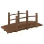 Garden bridge with fir wood railings 150x67x56cm by vidaXL, garden bridges - Ref: Foro24-363356, Price: 152,62 €, Discount: %