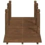 Garden bridge with fir wood railings 150x67x56cm by vidaXL, garden bridges - Ref: Foro24-363356, Price: 152,62 €, Discount: %
