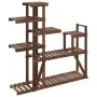Blumenständer aus massivem Tannenholz, 110 x 25 x 111 cm von vidaXL, Topfständer - Ref: Foro24-362867, Preis: 42,51 €, Rabatt: %