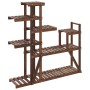 Blumenständer aus massivem Tannenholz, 110 x 25 x 111 cm von vidaXL, Topfständer - Ref: Foro24-362867, Preis: 49,20 €, Rabatt: %
