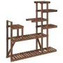 Blumenständer aus massivem Tannenholz, 110 x 25 x 111 cm von vidaXL, Topfständer - Ref: Foro24-362867, Preis: 42,51 €, Rabatt: %