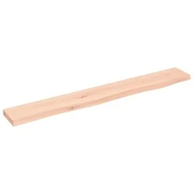 Untreated solid oak wood wall shelf 80x10x2 cm by vidaXL, Shelves and shelves - Ref: Foro24-363536, Price: 22,76 €, Discount: %