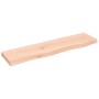 Estante de pared madera maciza de roble sin tratar 80x20x4 cm de vidaXL, Estantes y estanterías - Ref: Foro24-363540, Precio:...