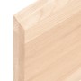 Estante de pared madera maciza de roble sin tratar 80x20x4 cm de vidaXL, Estantes y estanterías - Ref: Foro24-363540, Precio:...